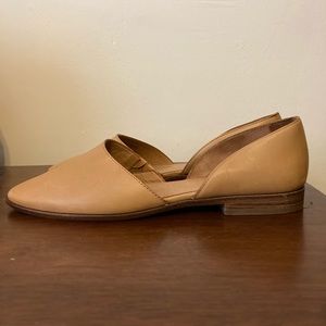 Madewell Marisa D’Orsay Flat tan/cream color